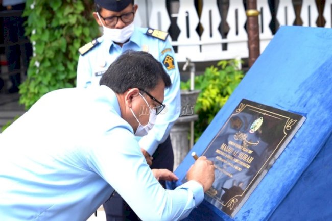 Dalam Suasana Idulfitri, Ditjenpas Gelar Halalbihalal dan Resmikan Masjid Al-Hijrah