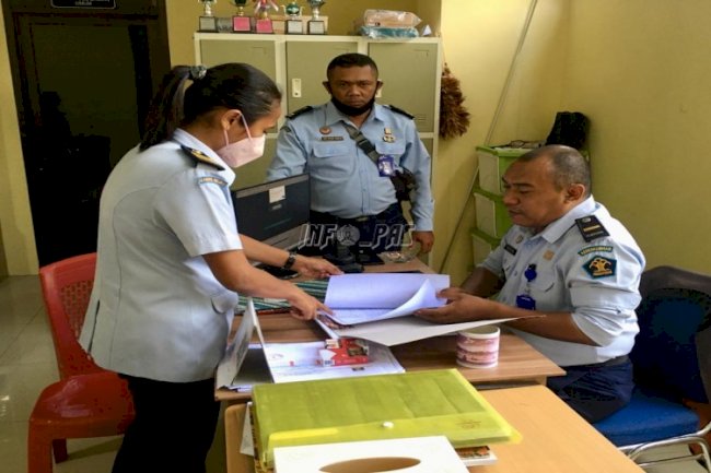 Perkuat Kearsipan, LPKA Ambon Kedatangan Tim Kanwil Maluku