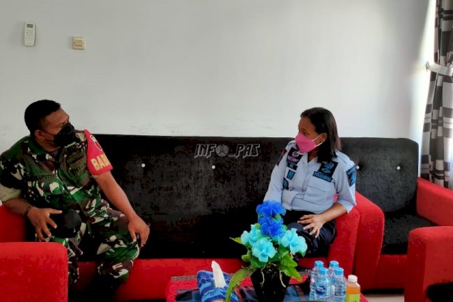 Jaga Kamtibmas, LPP Ambon Perkuat Koordinasi dengan Babinsa 