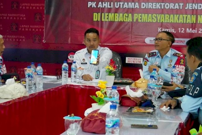Monitoring se-Korwil Madura, Lapas Narkotika Pamekasan Jadi Tuan Rumah