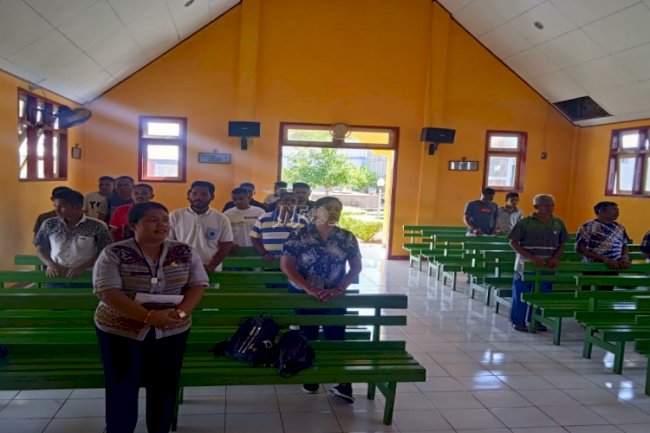 WBP Lapas Saumlaki Ikuti Penyuluhan Kerohanian dari Kemenag Kepulauan Tanimbar