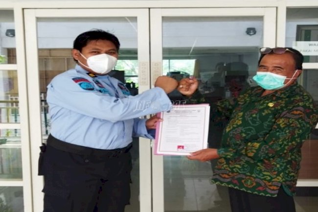 Rutan Tanah Grogot Raih Sertifikasi Laik Hygiene Sanitasi Jasa Boga