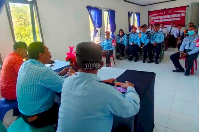 Bangun Zona Integritas, Lapas Wahai Dapat Penguatan Kabid HAM Maluku