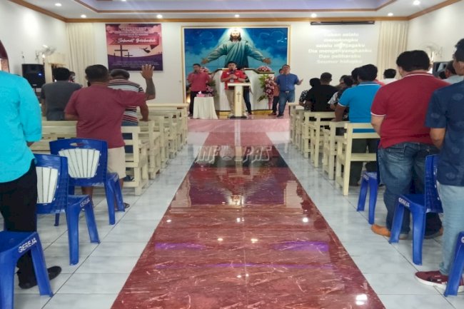 WBP Rutan Manado Ikuti Pembinaan Kerohanian Kristen