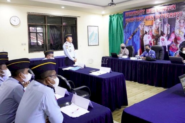 Desk Evaluasi Bersama TPI, Lapas Narkotika Karang Intan Pamerkan Inovasi