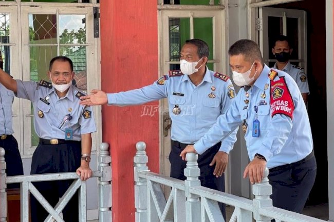 Persiapan Renovasi Gedung Bapas Palangka Raya Ditinjau Kakanwil Kalteng