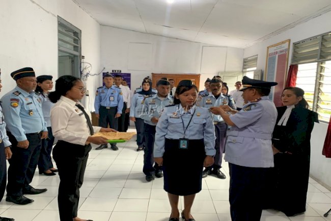 Lantik 1 PNS, Ini Pesan Kalapas Bandanaira