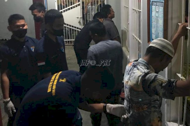 Berantas Halinar, Rutan Sinjai Geledah Blok dan Kamar Hunian WBP