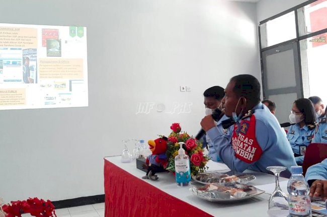 Desk Evaluasi TPI, Lapas Ambon Penuhi Syarat Bangun ZI Wujudkan WBK