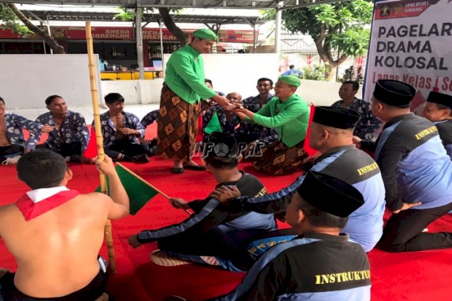 Narapidana Lapas Semarang Gelar Drama Kolosal "Babad Diponegoro"