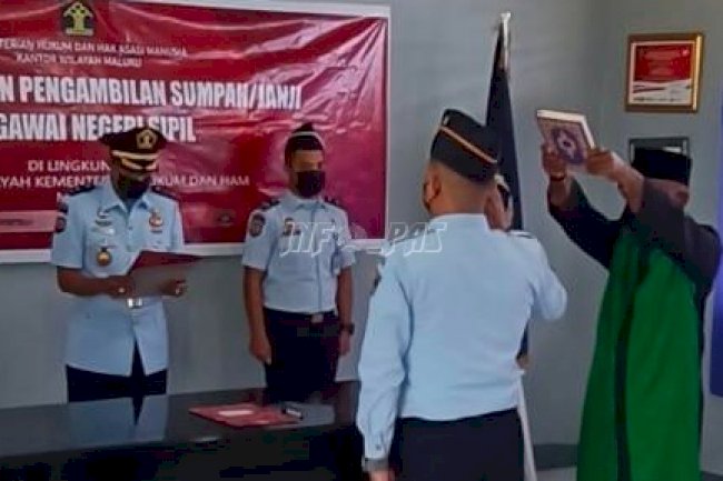 Satu CPNS Lapas Dobo Resmi Jadi PNS