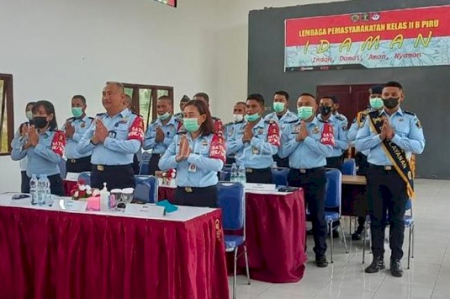 Lapas Piru Ikut Desk Evaluasi, TPI Beri Apresiasi