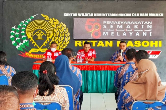 Rutan Masohi Dapat Suntikan Semangat dari Kakanwil Maluku