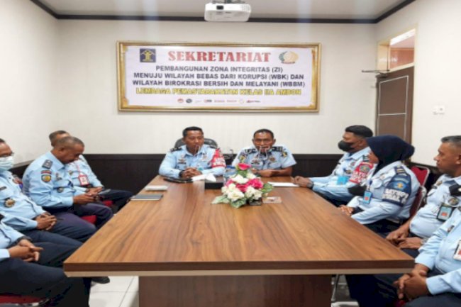 Jajaran Lapas Ambon Diminta Jaga Integritas Sebagai Petugas Pemasyarakatan 