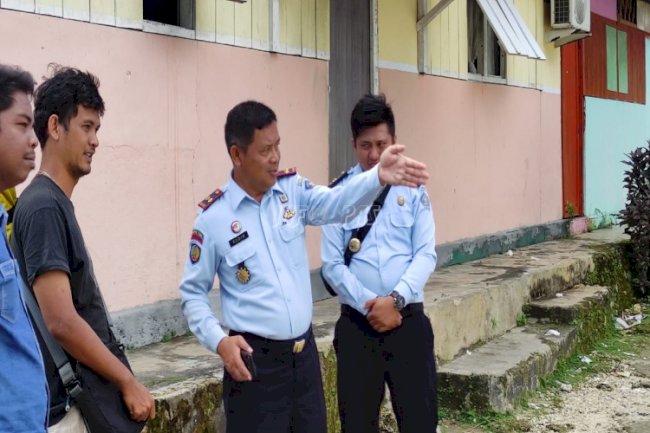 Lapas Tual Kawal BPN Lakukan Ploting Tanah & Bangunan