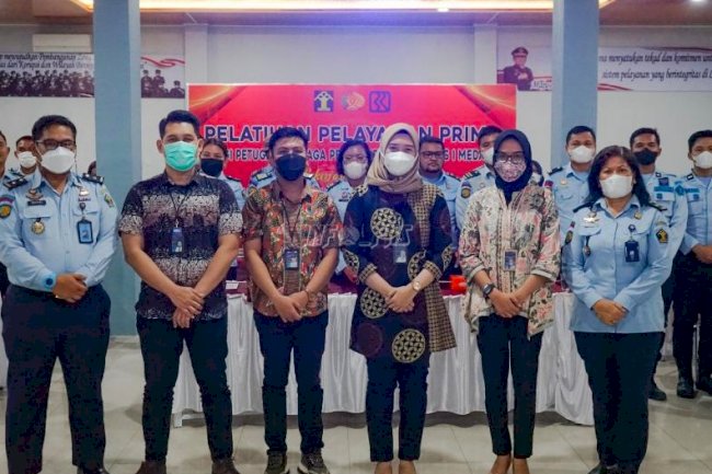 Lapas Medan Gandeng BRI Berikan Pelatihan Pelayanan Prima kepada Petugas