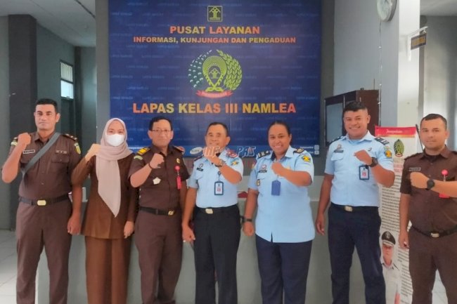 Perkuat Sinergi, Lapas Namlea Kedatangan Kasi Pidum Kejari Buru