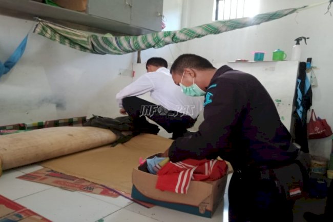 Pastikan Zero Halinar, Blok Hunian WBP Lapas Piru Kembali Dirazia
