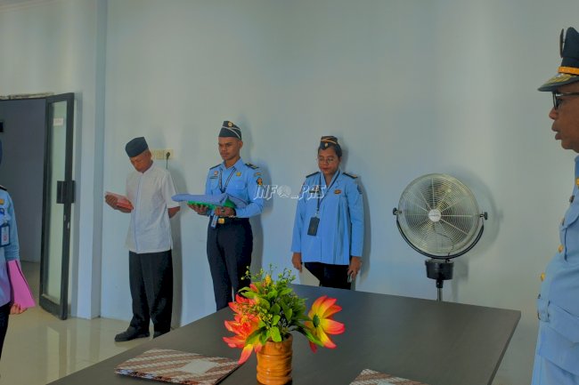 Lantik Satu PNS, Ini Pesan Kalapas Saparua