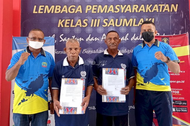 Terima Remisi Lansia, Dua WBP Lapas Saumlaki Ungkap Rasa Haru