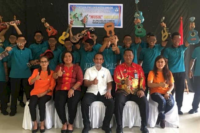 Kolaborasi LPKA Ambon & Dinas Pendidikan Tingkatkan Keterampilan Bermusik Anak