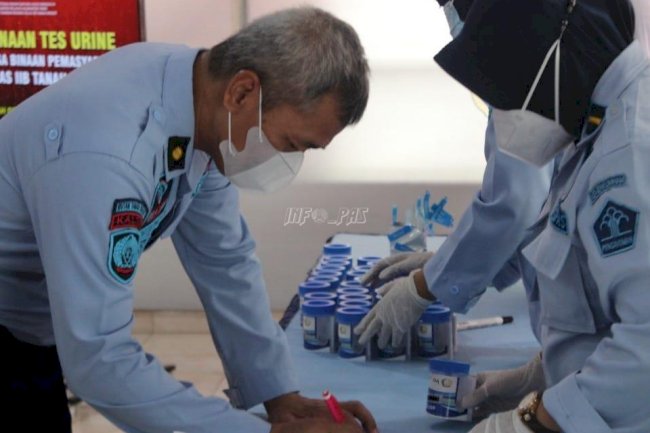 Zero Narkoba, Rutan Tanah Grogot Gelar Tes Urine Dadakan