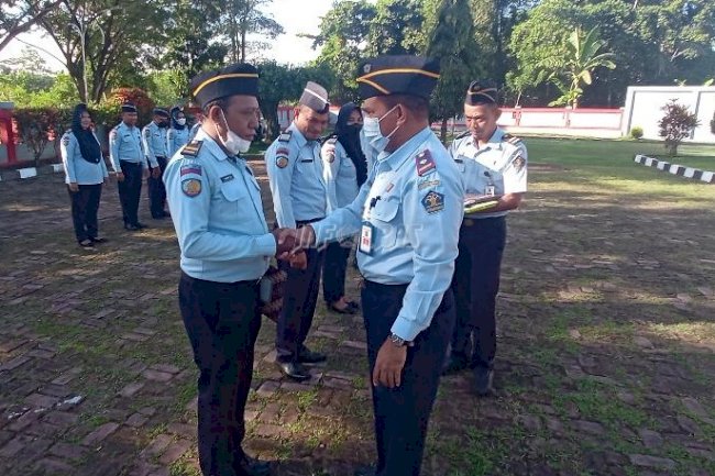 Puluhan Pegawai Pemasyarakatan di Maluku Terima Kenaikan Pangkat