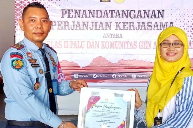 Fasilitasi Pembinaan Anak, LPKA Palu Tumbuh Bersama GenAnt