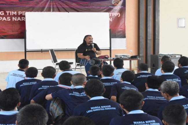 Ratusan WBP LPN Pamekasan Dapat Penyuluhan Bahaya Narkoba