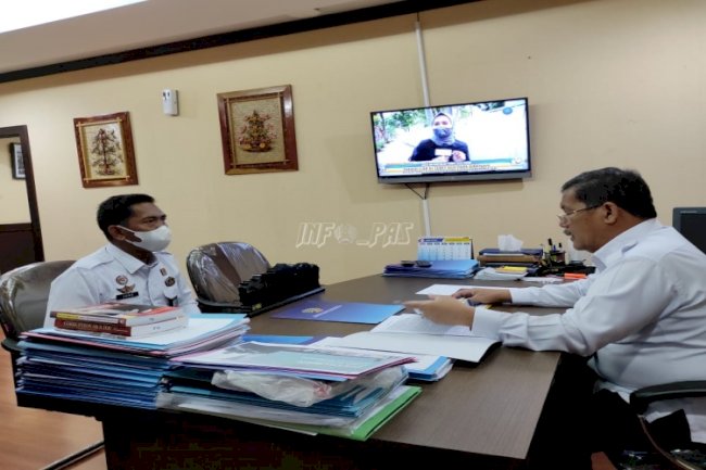 Kalapas Sukamara Paparkan Dukungan Program Ketahanan Pangan di Hadapan Dir. Binapilatkerpro