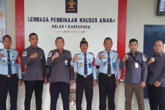 Pantau SDP, LPKA Martapura Kedatangan Tim Monev Ditjenpas