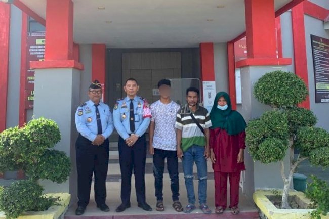 Serahkan Anak ke Pihak Keluarga, LPKA Palu Bantu Akomodasi Perjalanan