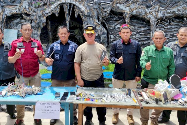 Geledah Lapas Balikpapan, Ini Sejumlah Temuan Tim Satops Patnal Ditjenpas