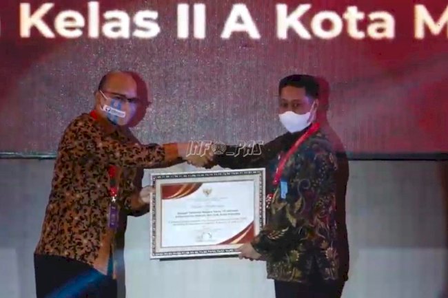 Rutan Manado Dianugerahi Predikat UPP Terbaik oleh Kemenpan-RB