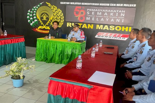 Rutan Masohi Sambut & Dukung Inovasi e-Berpadu