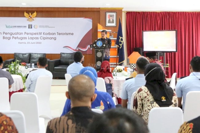 Cegah Ekstremisme, Ditjenpas-AIDA Latih Petugas Pahami Perspektif Korban Terorisme