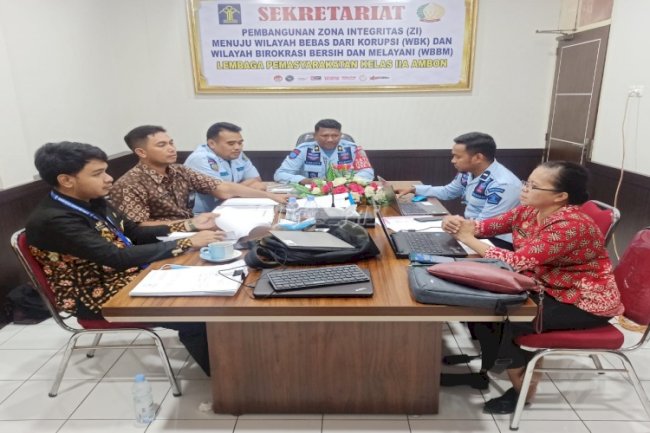 Ini Hasil Monev Pengelolaan Keuangan dan BMN Lapas Ambon 