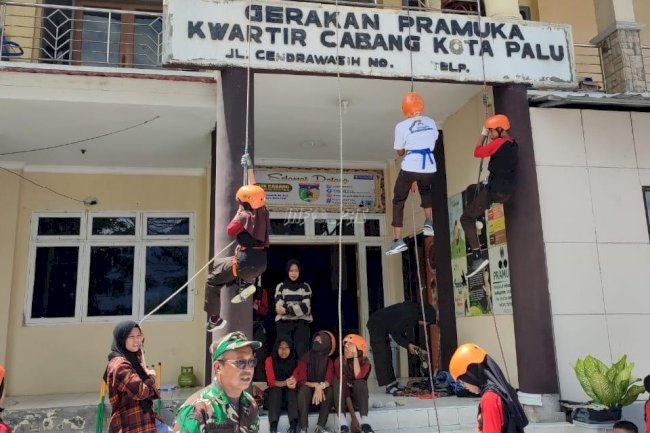 Menuju Jamnas XI, Anak LPKA Palu Latihan Scouting Skills and Adventure