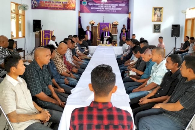Penuhi Hak Ibadah, Lapas & LPKA Ambon Fasilitasi Perjamuan Kudus