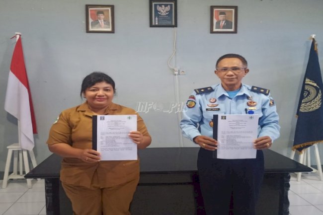 Lapas & Puskesmas Dobo Sepakati PKS Pelayanan Kesehatan WBP