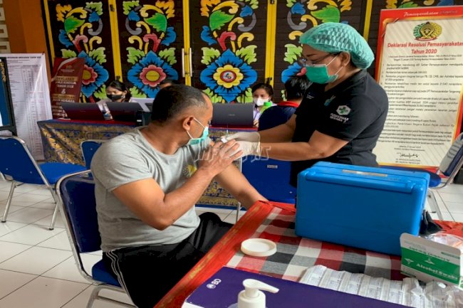 WBP Lapas & Rutan Jalani VCT & Vaksinasi COVID-19