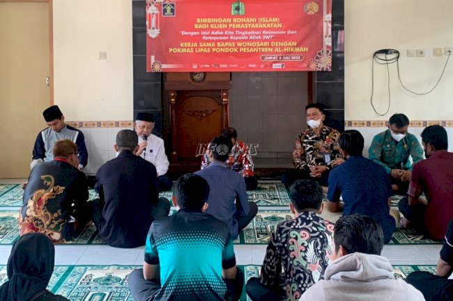 Bapas Wonosari & Ponpes Al-Hikmah Gelar Bimbingan Rohani Islam 