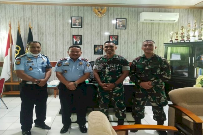 Rutan Ambon Bangun Sinergi dengan Batalyon Raider 733/Masariku