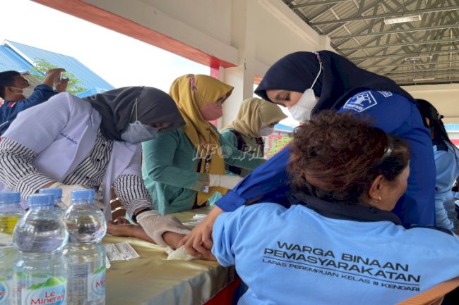 Peduli Kesehatan WBP, LPP Kendari Gelar Konsultasi & Tes HIV/AIDS