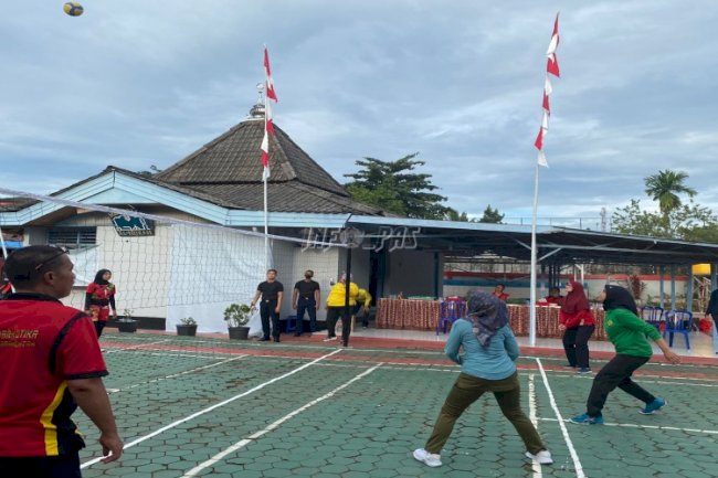 Tim Voli LPN Karang Intan Juarai Pertandingan Persahabatan HDKD Ke-77 Kanwil Kalsel