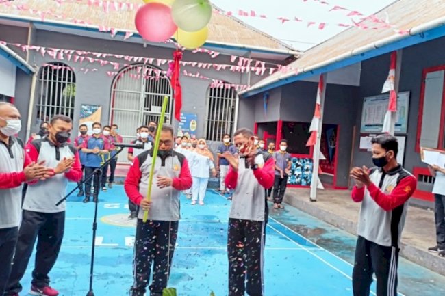 Porseni Songsong HUT Ke-77 RI & HDKD di Lapas Bandanaira