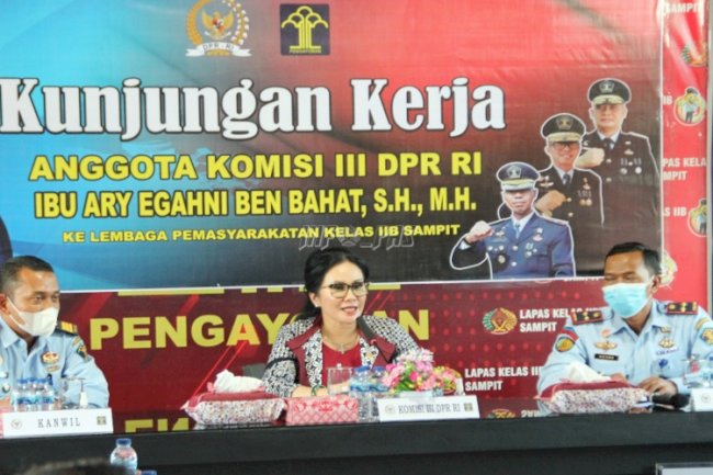 Lapas Sampit Sambut Kunjungan Anggota Komisi III DPR 