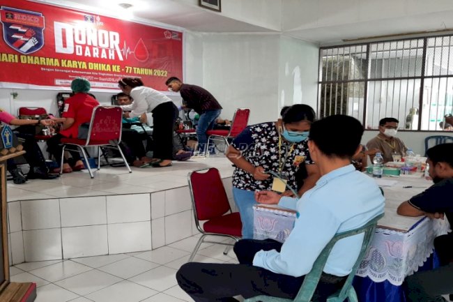 Insan Pengayoman Donorkan Darah Demi Kemanusian