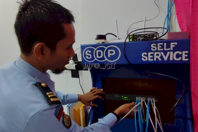 Walau Hujan Lebat, Pelayanan Rutan Masohi Tetap Optimal