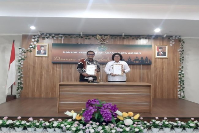 LPKA Ambon-Kemenag Kota Ambon Sepakati PKS Pembinaan & Pelayanan Rohani Anak